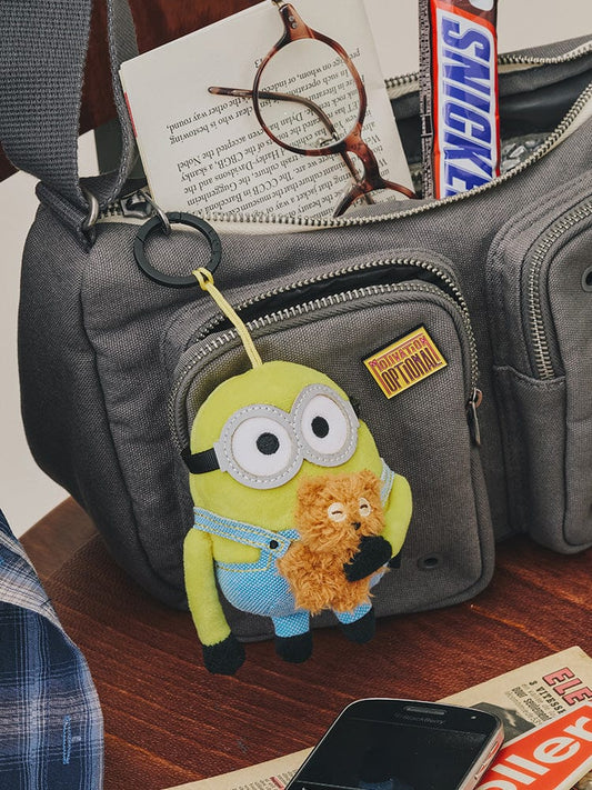 COLLER KEYRING 단품 [패밀리세일] 꼴레 X 미니언즈 밥 플러시 키링