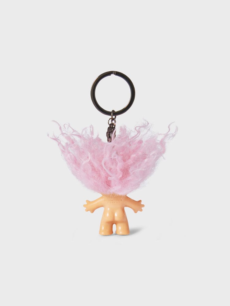 COLLER KEYRING 단품 꼴레 X 굿럭트롤 PVC 피규어 키링 핑크