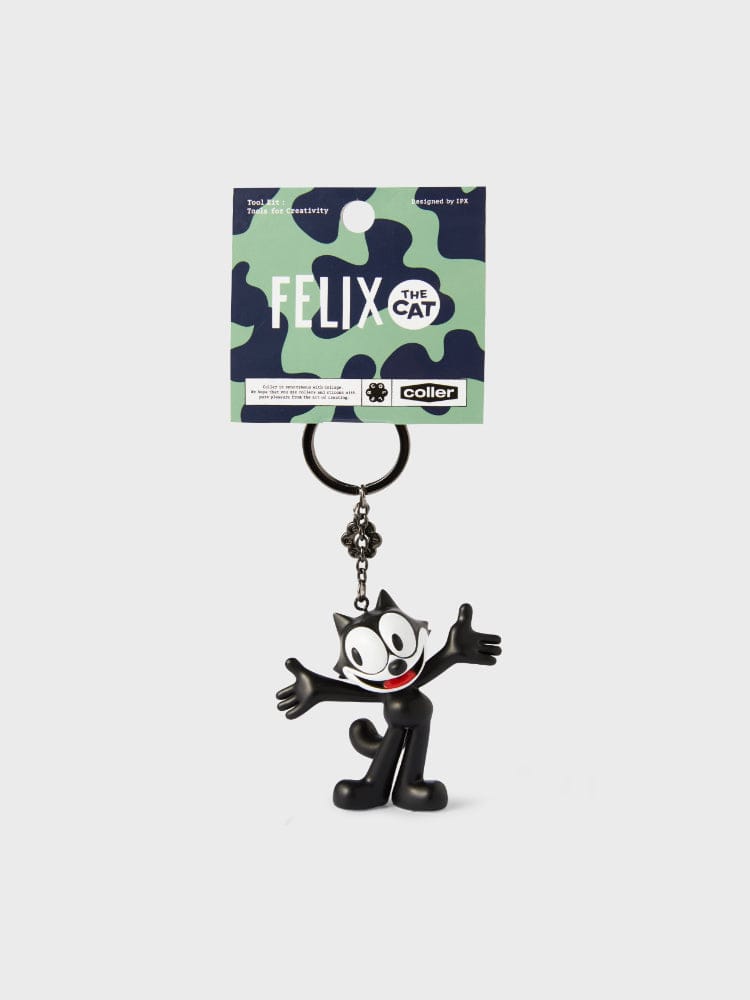 COLLER KEYRING 단품 꼴레 X 펠릭스 더 캣 PVC 피규어 키링