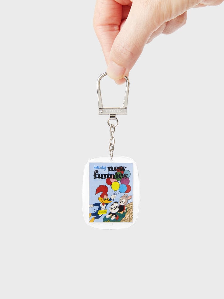 COLLER KEYRING 단품 꼴레 X 우디 우드페커 포토 아크릴 키링 VER.2