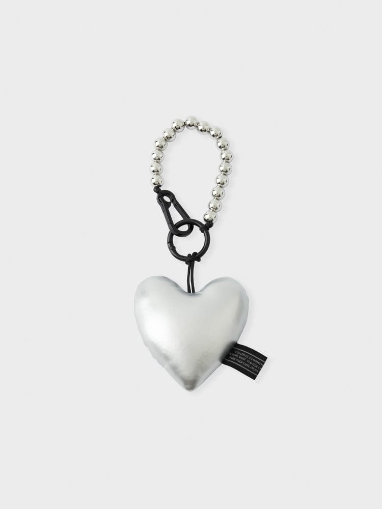 COLLER KEYRING SILVER HEART KEYRING [팸세제외] 꼴레 하트 패딩 키링 실버