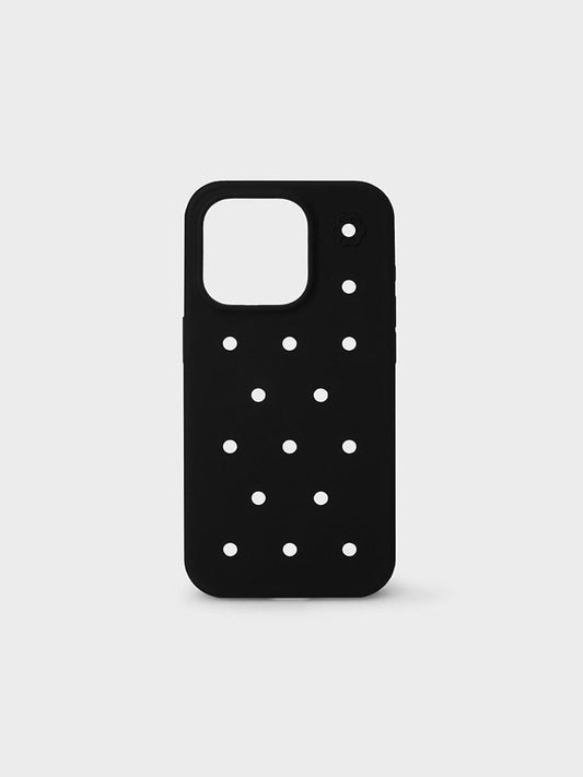 COLLER iPHONE SILICON HARD PC CASE BLACK