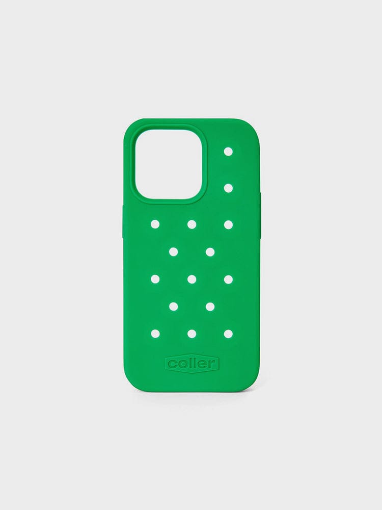 COLLER MOBILE ACC CLOVER GREEN (iPHONE 14PRO) 꼴레 아이폰 케이스 클로버그린 (iPHONE 14PRO)