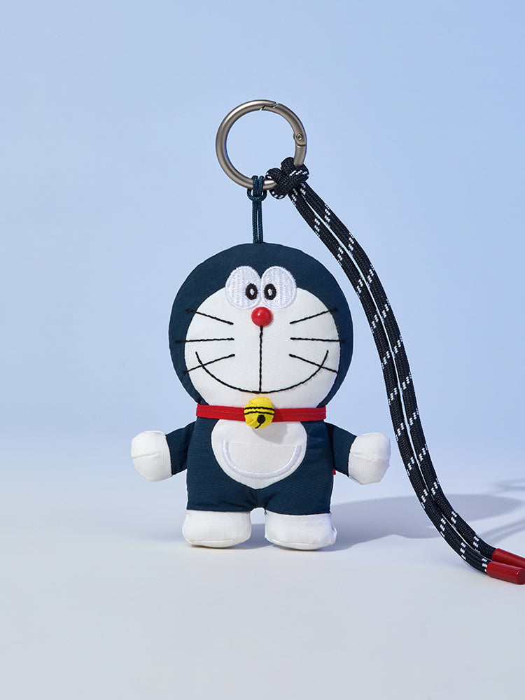 COLLER POUCH_KEYRING_ Midnight Navy [도라에몽 에디션] 도라에몽 플러시 스트링 키링