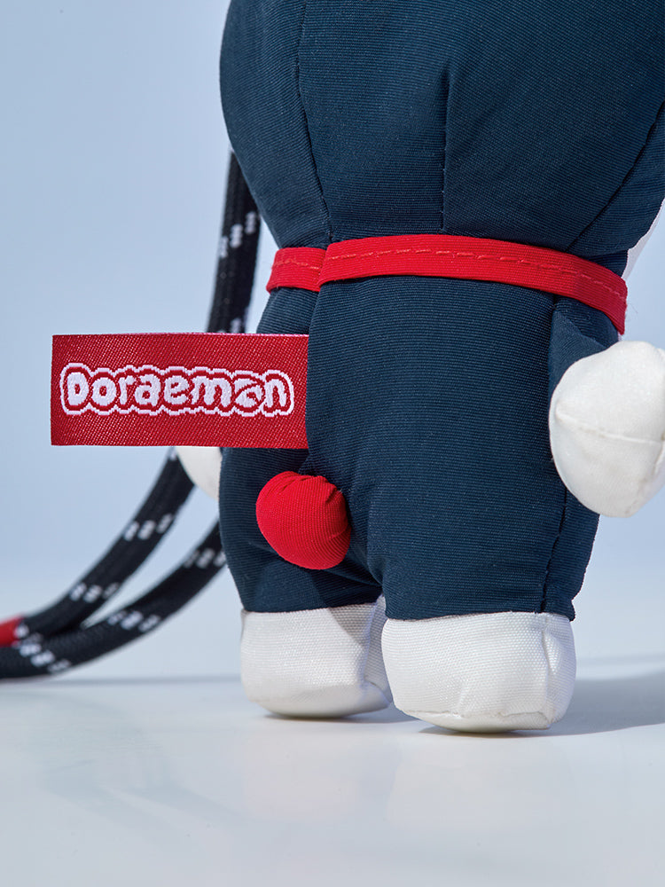 COLLER POUCH_KEYRING_ Midnight Navy [도라에몽 에디션] 도라에몽 플러시 스트링 키링