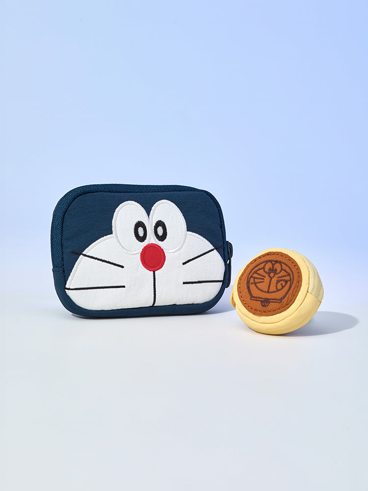 COLLER STICON_ Midnight Navy [도라에몽 에디션] 꼴레 지갑 도라야끼 스티콘 세트