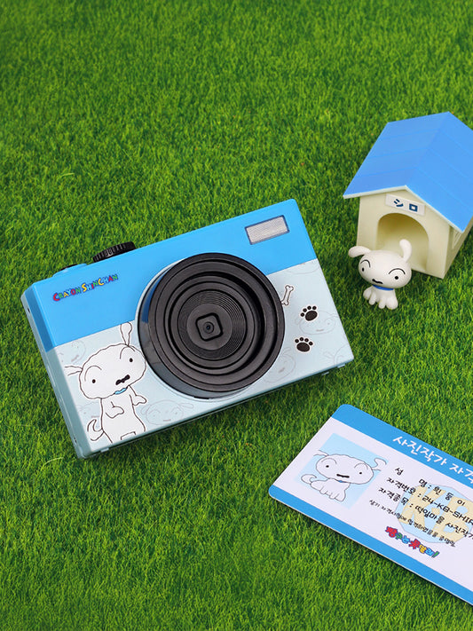 CRAYON SHIN CHAN ELECTRONICS_ 흰둥이 짱구는 못말려 레트로 카메라 (흰둥이)