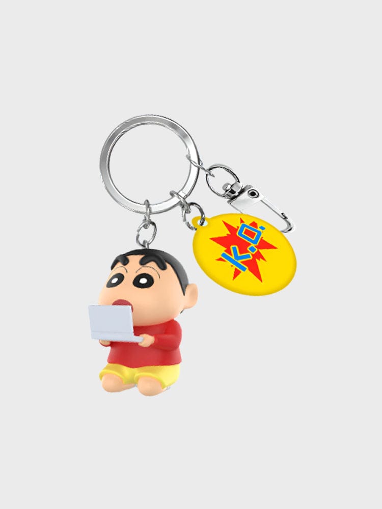 CRAYON SHIN CHAN KEYRING_ 게임 짱구는 못말려 짱구의 하루 피규어 키링 (게임)