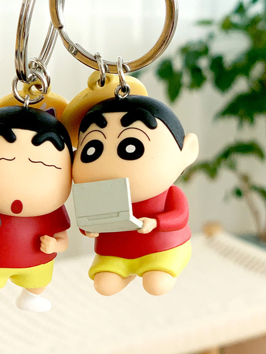 CRAYON SHIN CHAN KEYRING_ 게임 짱구는 못말려 짱구의 하루 피규어 키링 (게임)