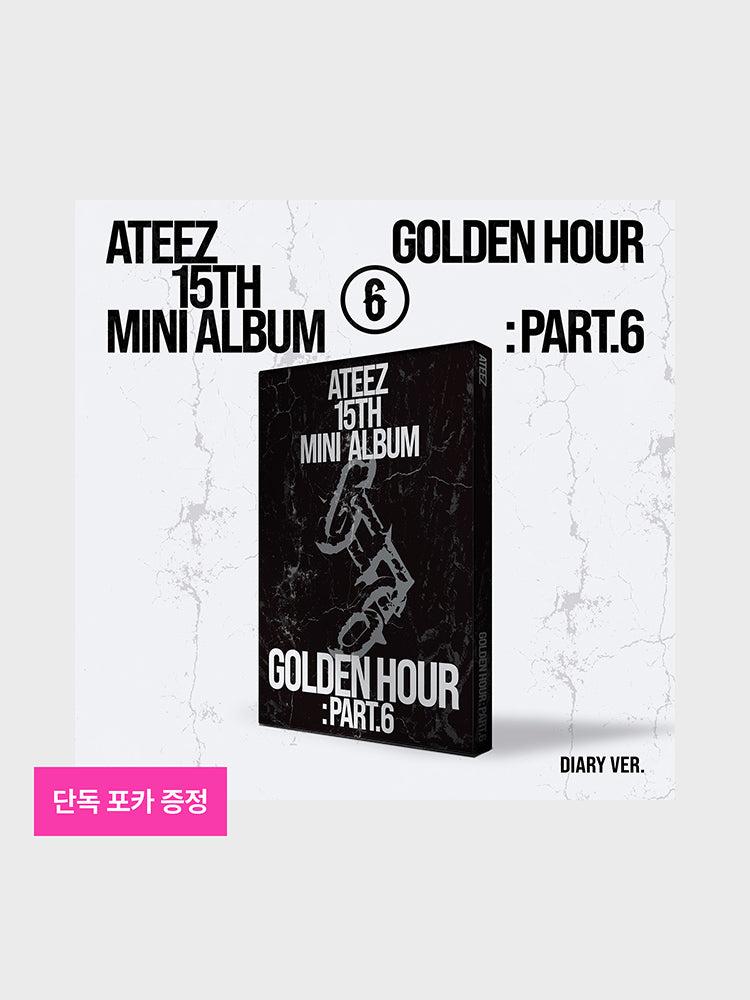 ATEEZ 15TH MINI ALBUM [GOLDEN HOUR : Part.6] (DIARY VER.)