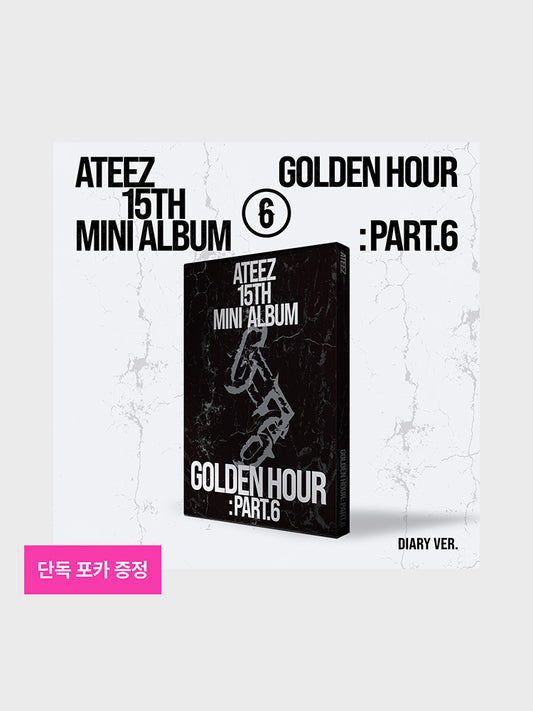 ATEEZ 15TH MINI ALBUM [GOLDEN HOUR : Part.6] (DIARY VER.)