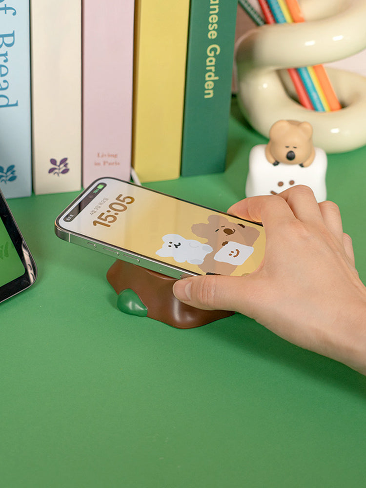 DINOTAENG ELECTRONICS_HOUSEHOLD_ 쿼카 다이노탱 쿼카 무선충전 무드등