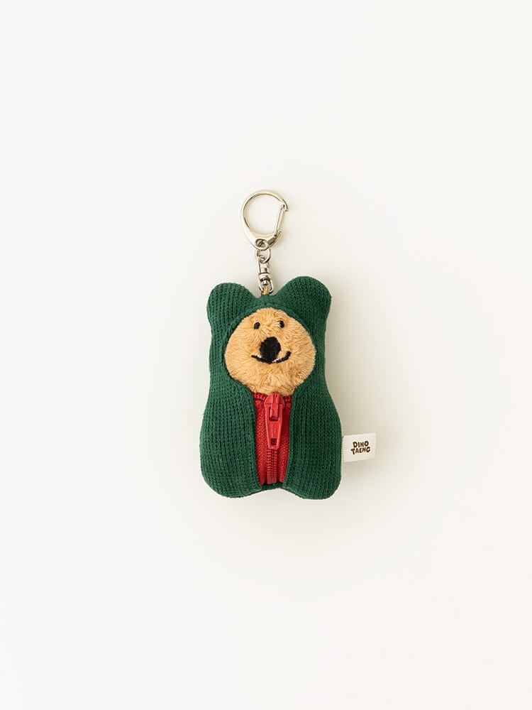 DINOTAENG KEYRING 단품 다이노탱 보보인더우드 플러쉬 키링 (침낭쿼카)