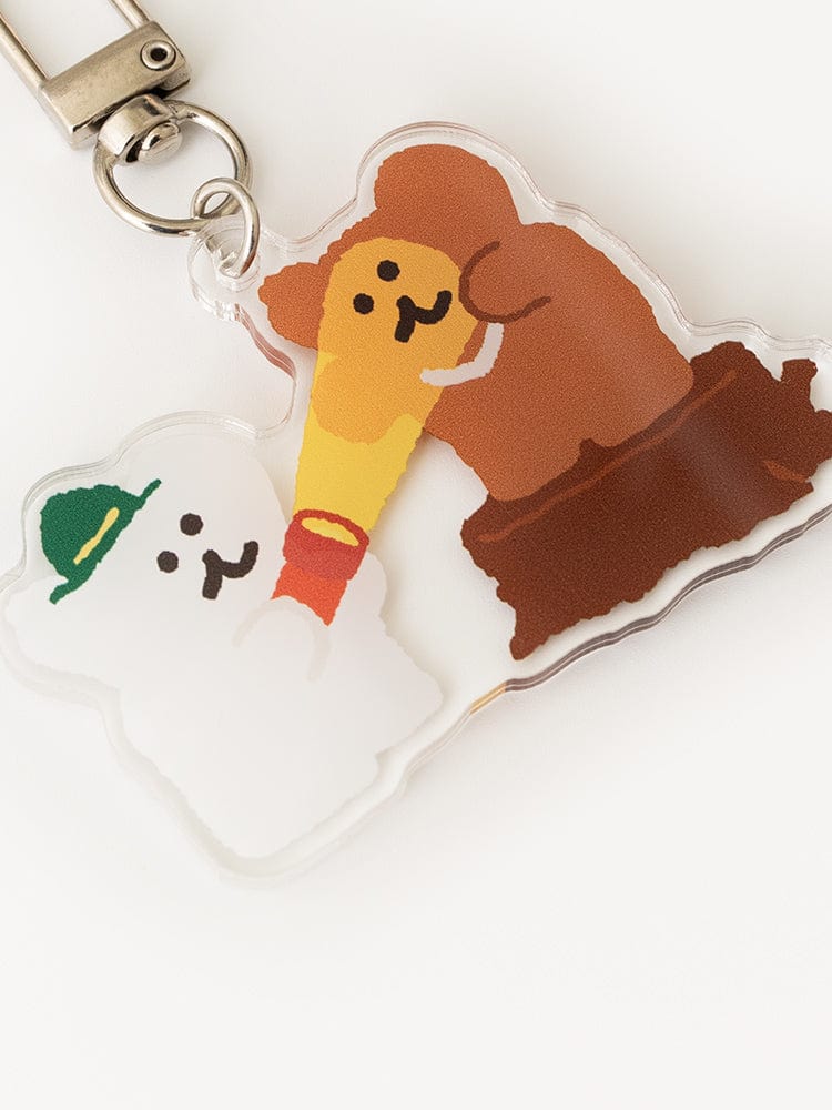 DINOTAENG KEYRING 단품 다이노탱 보보인더우드 아크릴 키링 VER.2