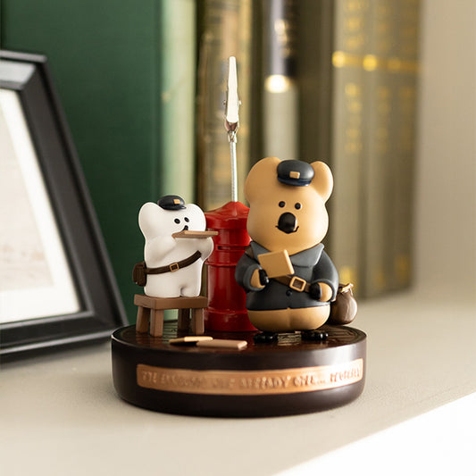 DINOTAENG OFFICE_ 단품 다이노탱 포스트 오피스 쿼카&보보 메모 홀더