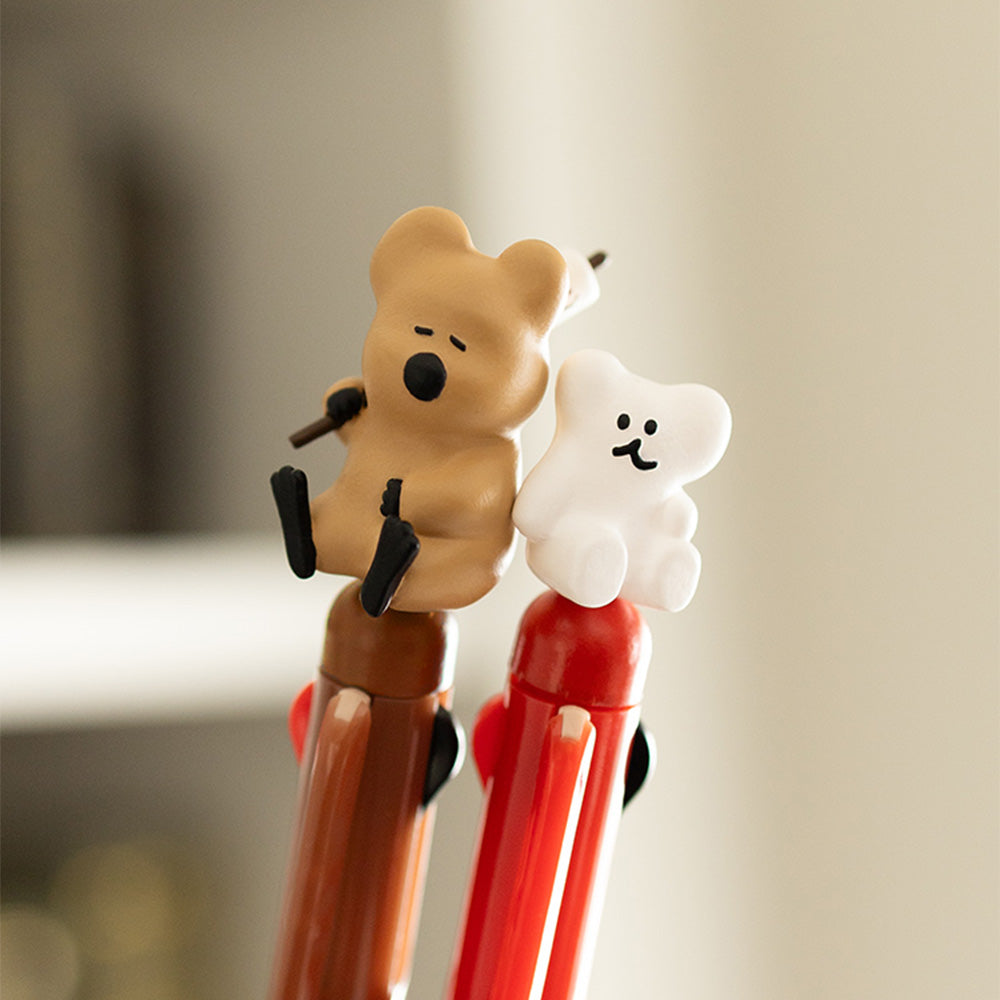 DINOTAENG OFFICE_ 다이노탱 포스트 오피스 피규어 4색 멀티펜