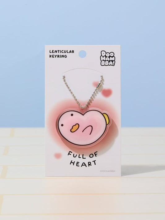 DOOHAMBBA KEYRING_ [패밀리세일] 두햄빠! 렌티큘러 아크릴 키링