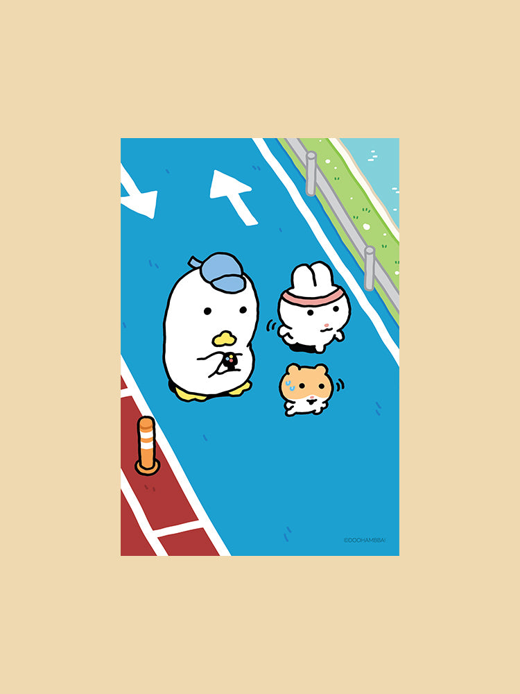 DOOHAMBBA OFFICE_ 러닝 두햄빠! 엽서