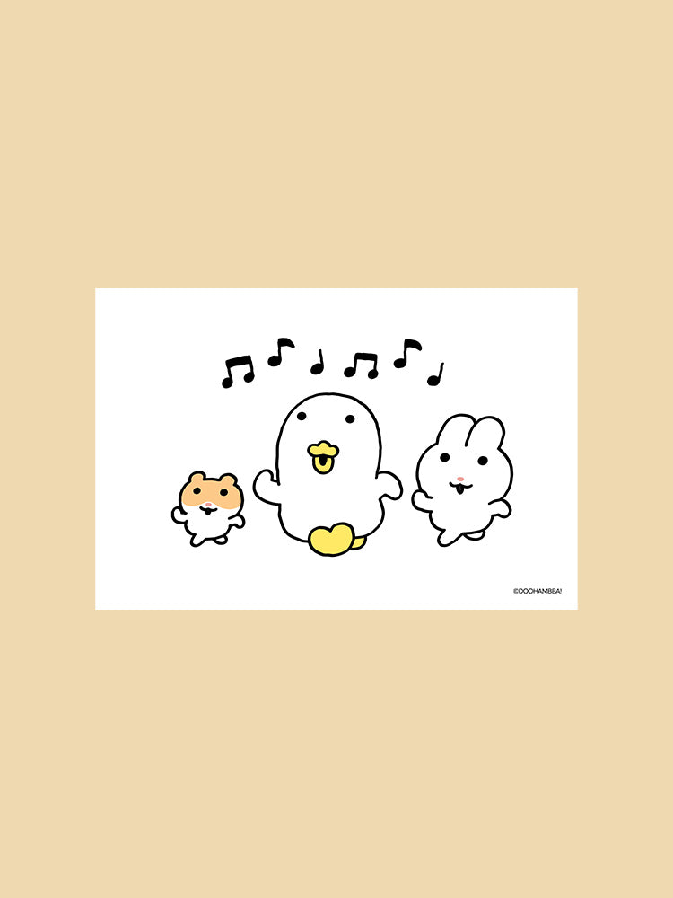 DOOHAMBBA OFFICE_ 패밀리 두햄빠! 엽서