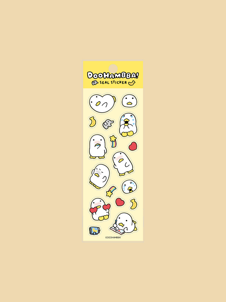 DOOHAMBBA OFFICE_ 두기 두햄빠! 씰 스티커