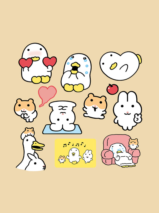 DOOHAMBBA OFFICE_ 두햄빠! 스티커