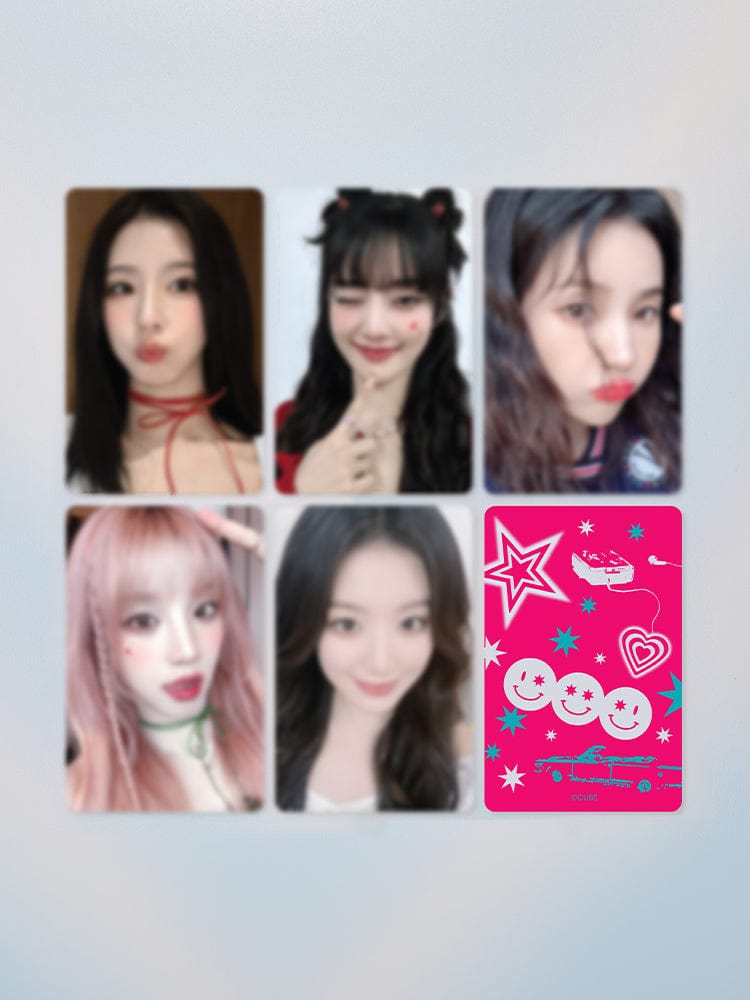 (G)I-DLE STICKER/CARD 단품 (G)I-DLE 랜덤 포토 카드 세트