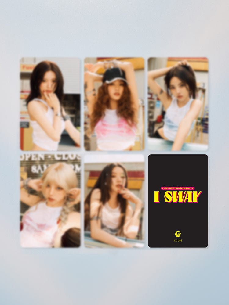 (G)I-DLE STICKER/CARD 단품 (G)I-DLE 랜덤 포토 카드 세트