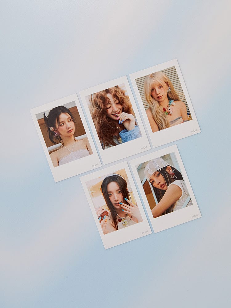 (G)I-DLE STICKER/CARD 단품 (G)I-DLE 틴 케이스 폴라로이드 세트