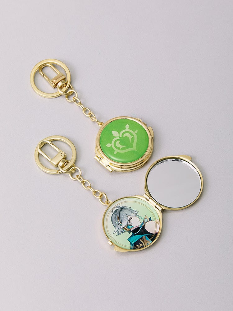 Genshin Impact KEYRING 알하아탐 원신x라인프렌즈 메탈 미러 키링