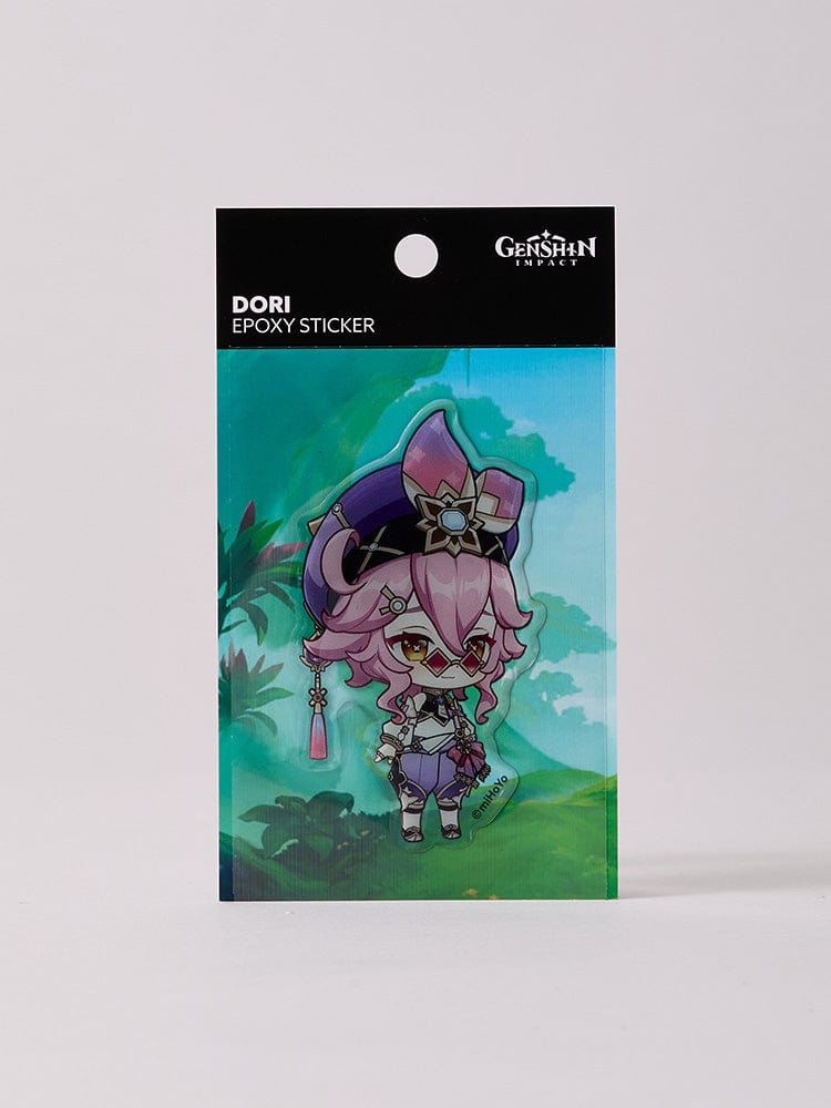 Genshin Impact STICKER/CARD 도리 원신x라인프렌즈 SD 에폭시 스티커