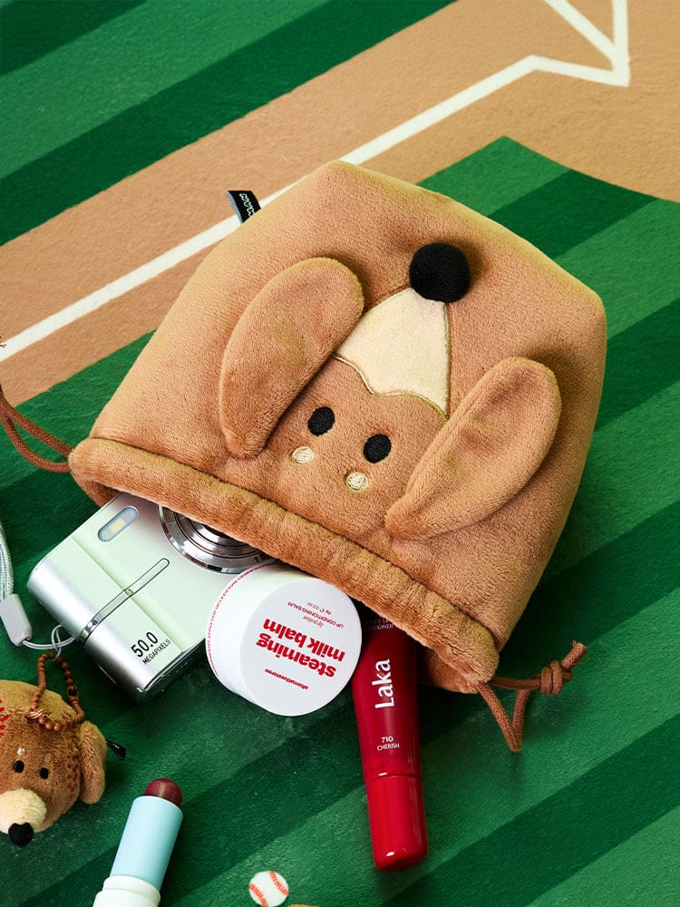 JOGUMAN WOODY STRING POUCH BASEBALL