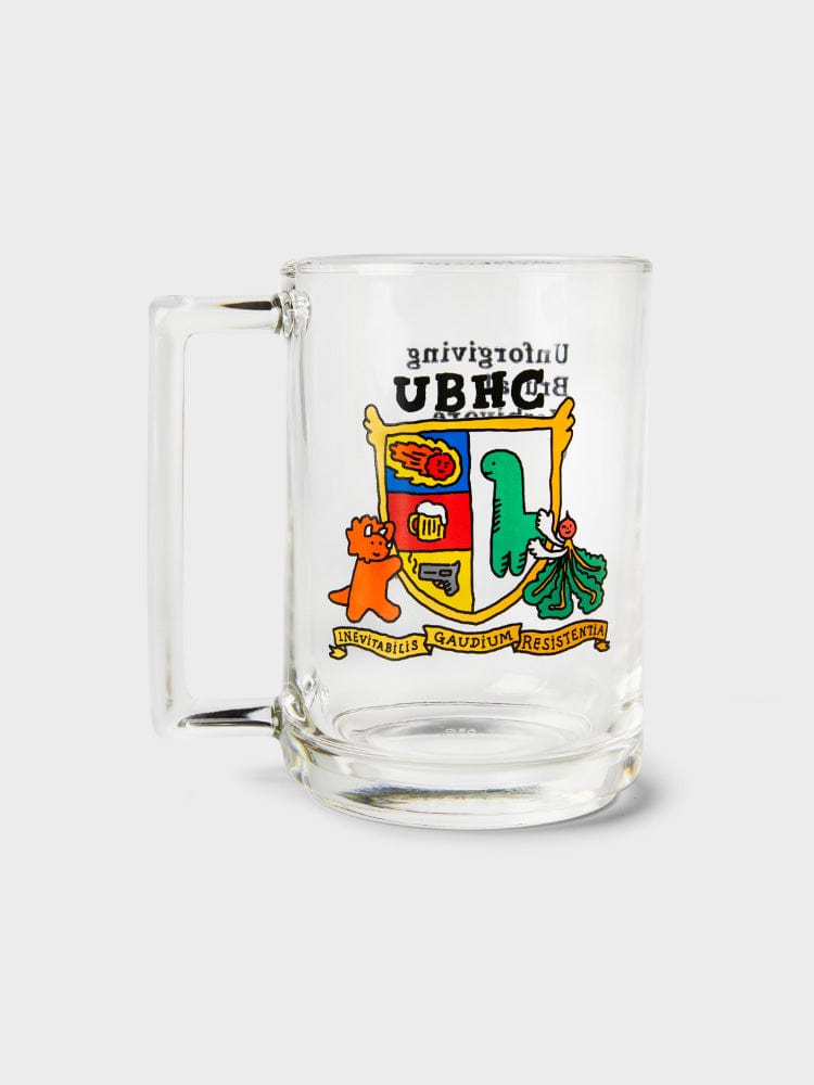 Joguman HOUSEHOLD BEER GLASSES 라인프렌즈 조구만 UBHC 맥주잔 (450ml)