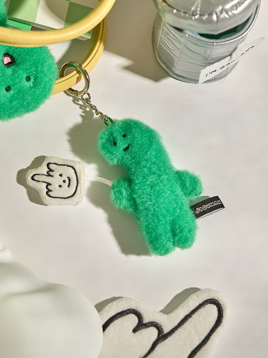 JOGUMAN KEYRING_ 손가락 조구만 브라키오 Throw Away 플러시 키링 (손가락)