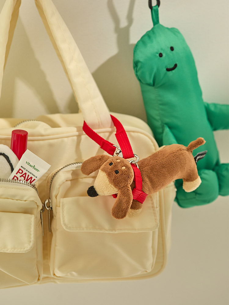 JOGUMAN KEYRING_ 우디 조구만 우디 Throw Away 플러시 키링