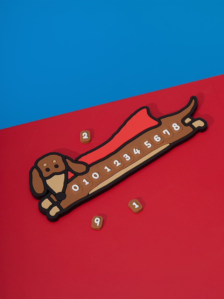 JOGUMAN LIVING_ 우디 조구만 우디 히어로 주차번호판