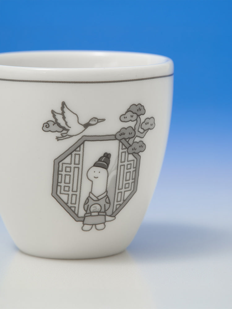 JOGUMAN LIVING_ 소주잔 세트 조구만 한국 에디션 세라믹 소주잔 세트