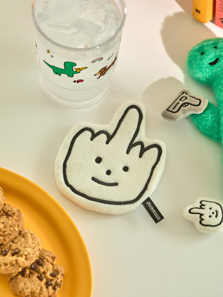 JOGUMAN LIVING_ 손가락 조구만 Throw Away 손가락 컵 코스터