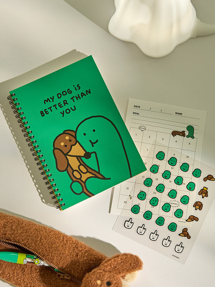 JOGUMAN OFFICE_ 플래너&스티커 조구만 Throw Away 플래너&목표달성 스티커