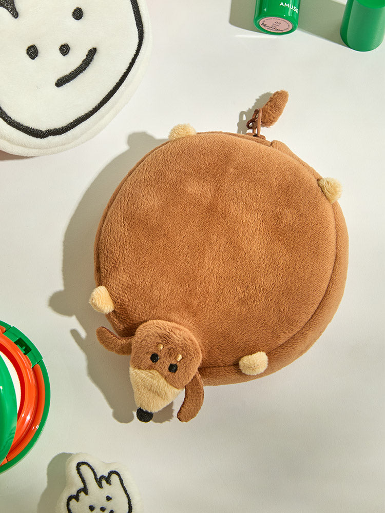 JOGUMAN POUCH_ 우디 조구만 우디 Throw Away 납작 파우치