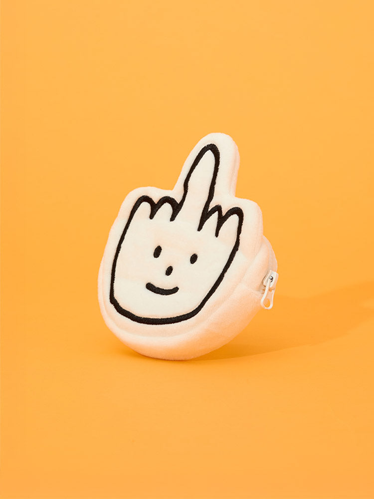 JOGUMAN POUCH_ 손가락 조구만 Throw Away 손가락 납작 파우치