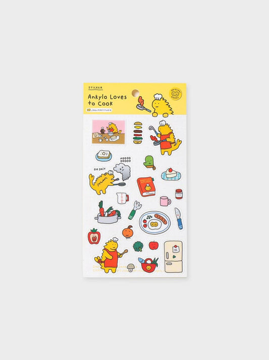 Joguman STICKER/CARD 단품 [NEW] 조구만 스튜디오 안킬로는 요리를 좋아해 스티커