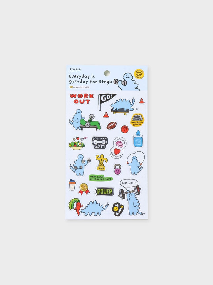 Joguman STICKER/CARD 단품 [NEW] 조구만 스튜디오 스테고는 근손실이 두려워 스티커