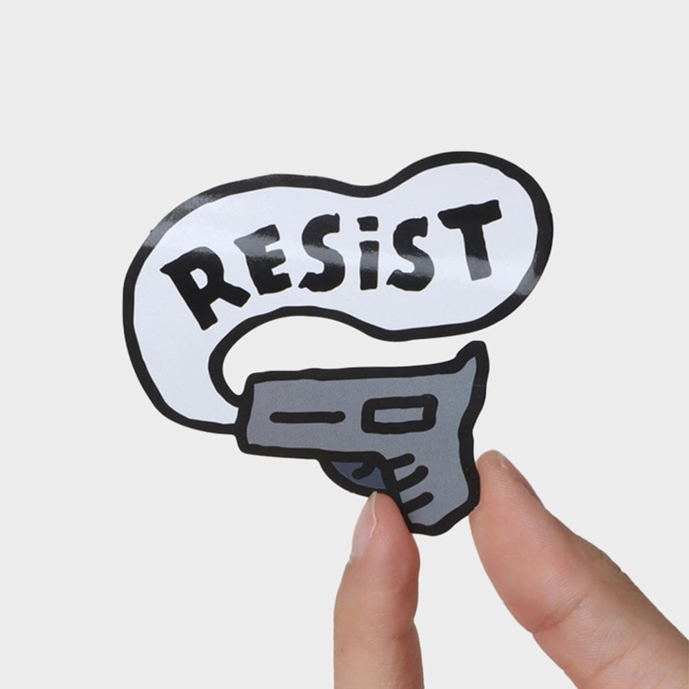 Resisiting Sticker 조구만 DECORATIVE STICKER - RESIST | LINE FRIENDS SQUARE