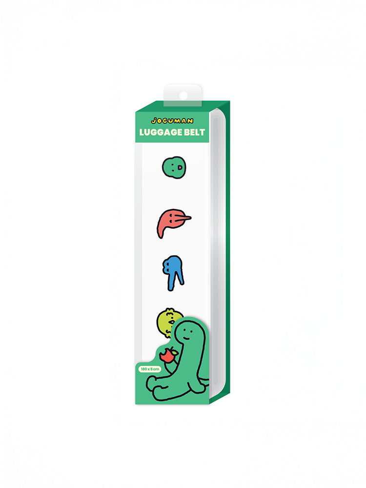 JOGUMAN TRAVEL_ 화이트 조구만 캐리어벨트