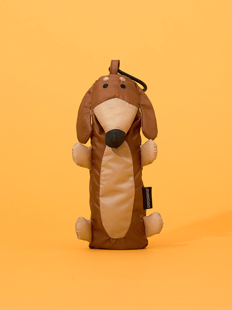 JOGUMAN TRAVEL_BEAUTY/ACC_ 아이보리 조구만 우디 Throw Away 접이식 양우산 파우치 세트 (아이보리)