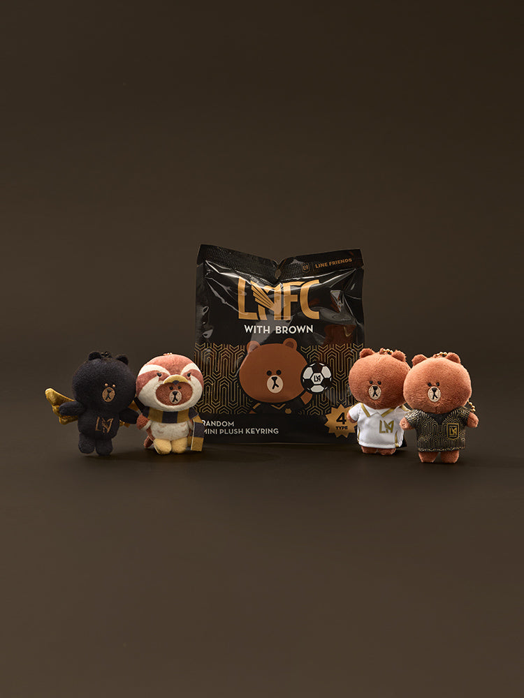 LAFC | LINE FRIENDS 브라운 랜덤 미니 인형 키링