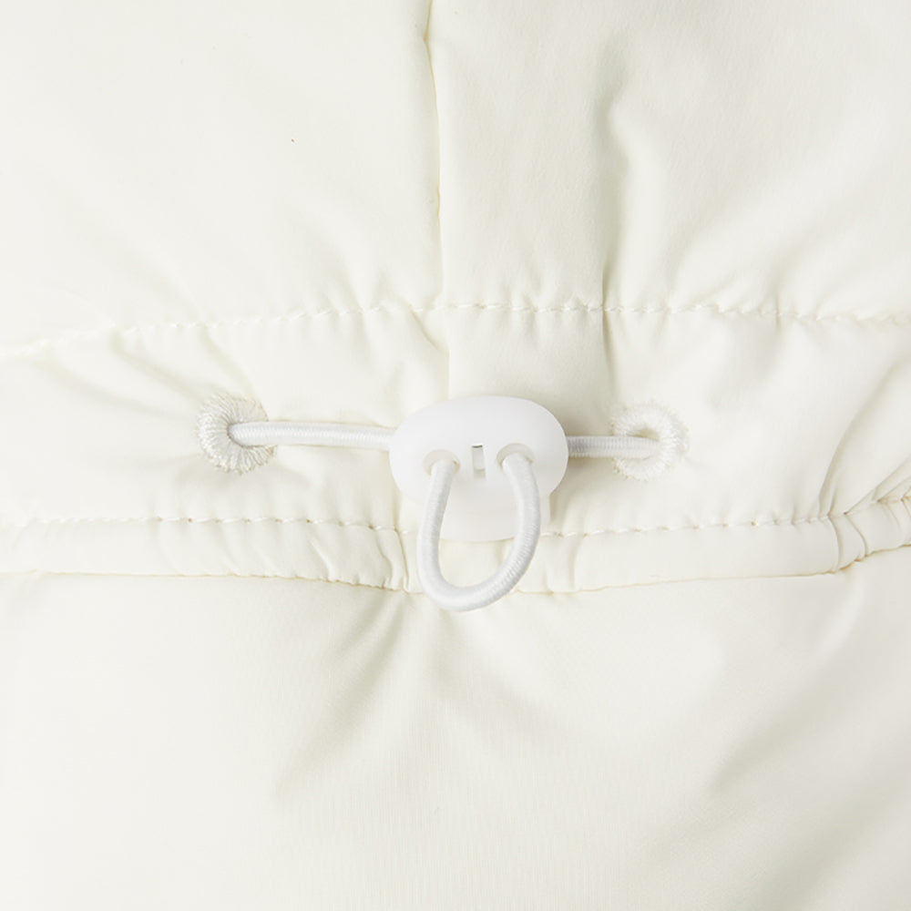 LINE FRIENDS APPAREL 단품 [패밀리세일]  라인프렌즈 브라운 패딩 공군모 (화이트)