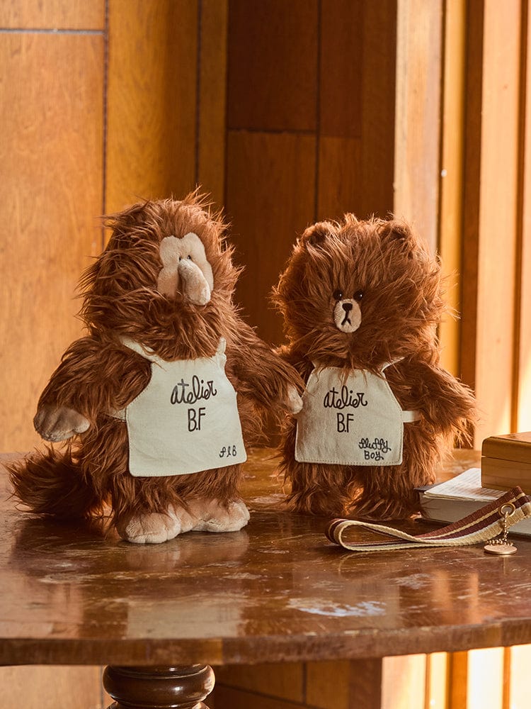 LINE FRIENDS APPAREL 단품 카멜 X 라인프렌즈 리미티드 인형 세트