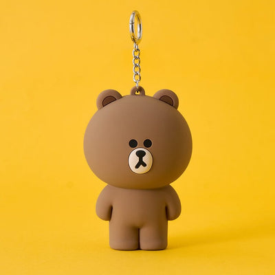 LINE FRIENDS BROWN KEYRING POUCH – LINE FRIENDS SQUARE