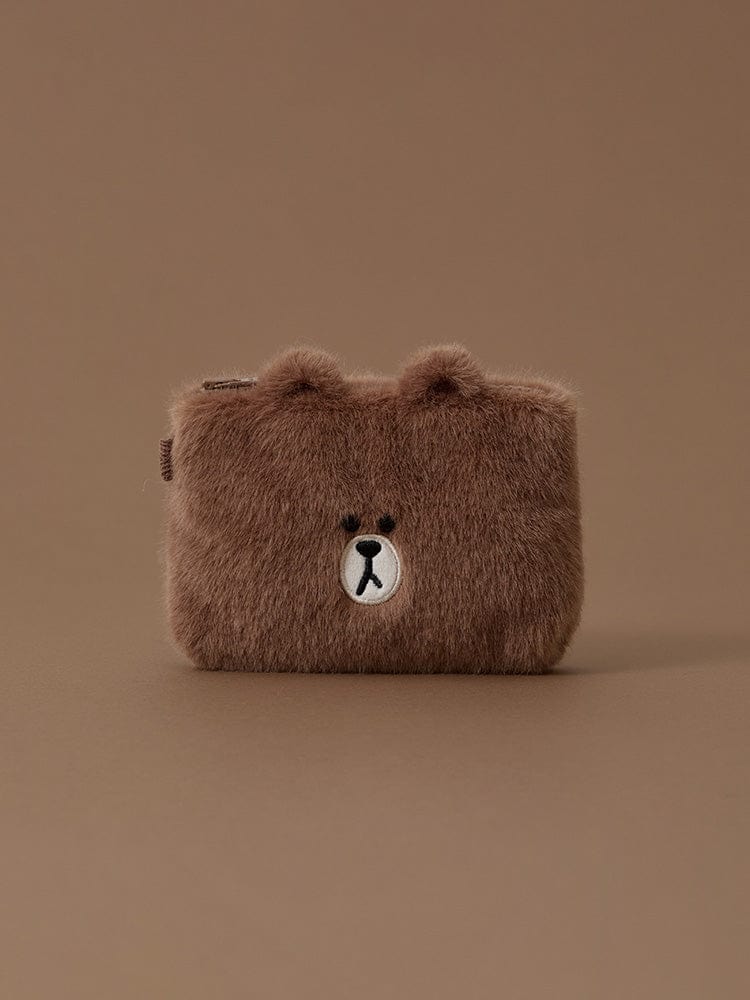 LINE FRIENDS BAG 단품 [팸세제외] 라인프렌즈 허그브라운 시즌3 카드 케이스